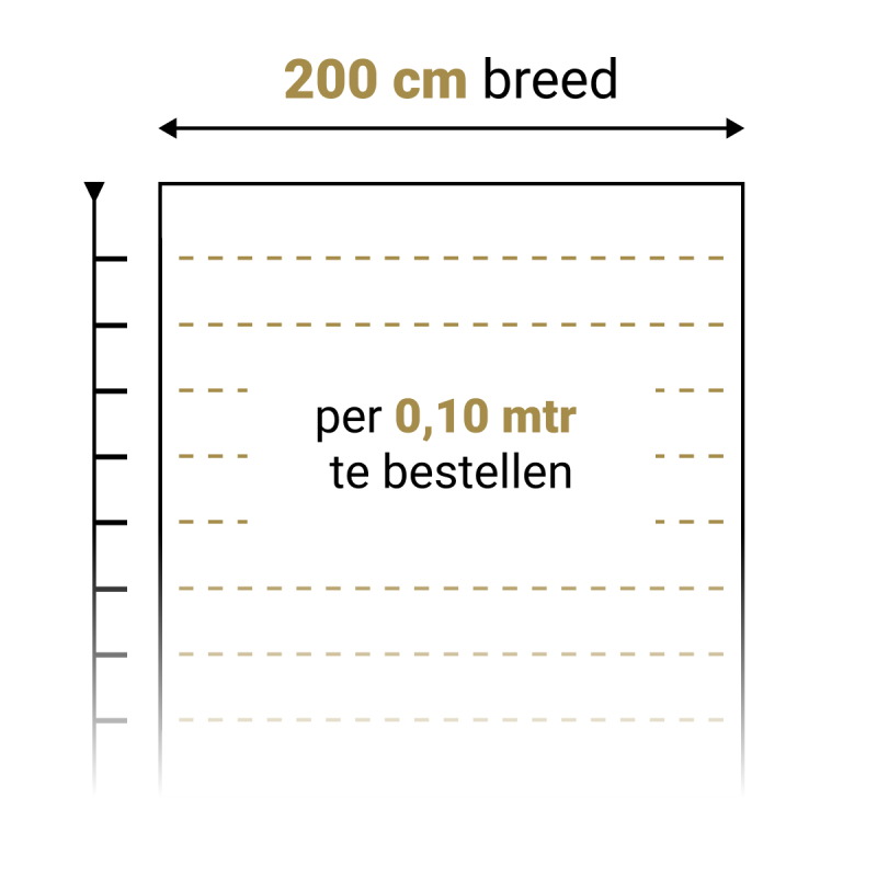 OTIUM Entreemat Black Line Graphite 200 cm breed - Afbeelding 3