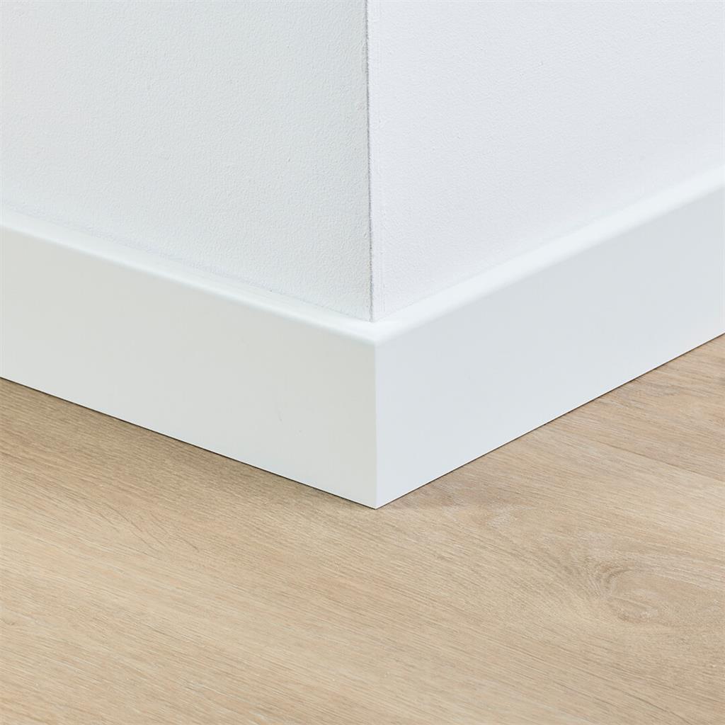 Co-pro gelakte plint berlijn wit 90x12 - Afbeelding 2