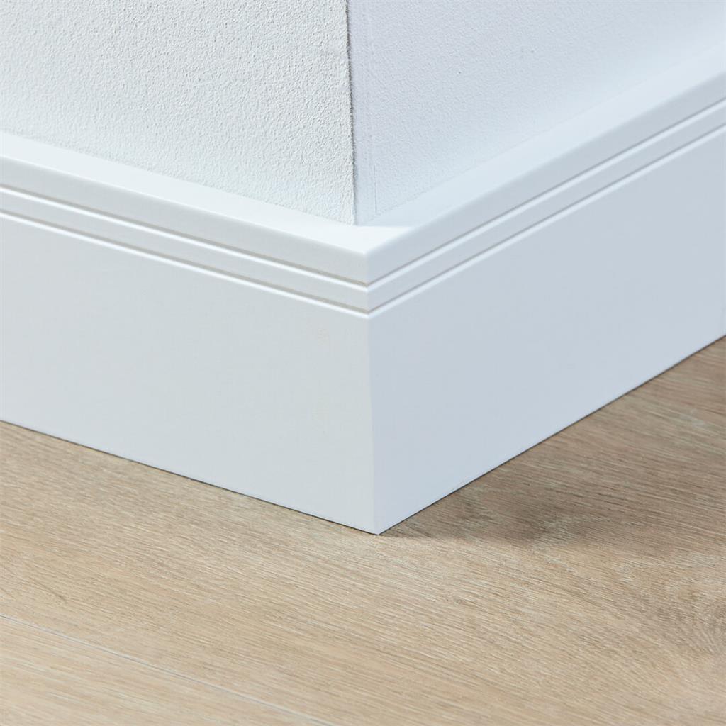 Co-pro gelakte plint milaan wit 90x15 - Afbeelding 2