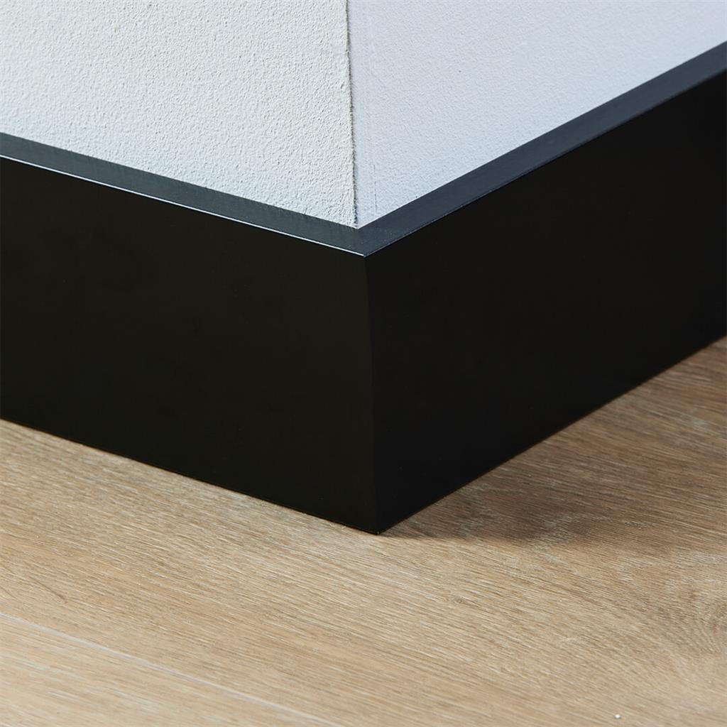 Co-pro gelakte plint amsterdam zwart 90x15 - Afbeelding 2