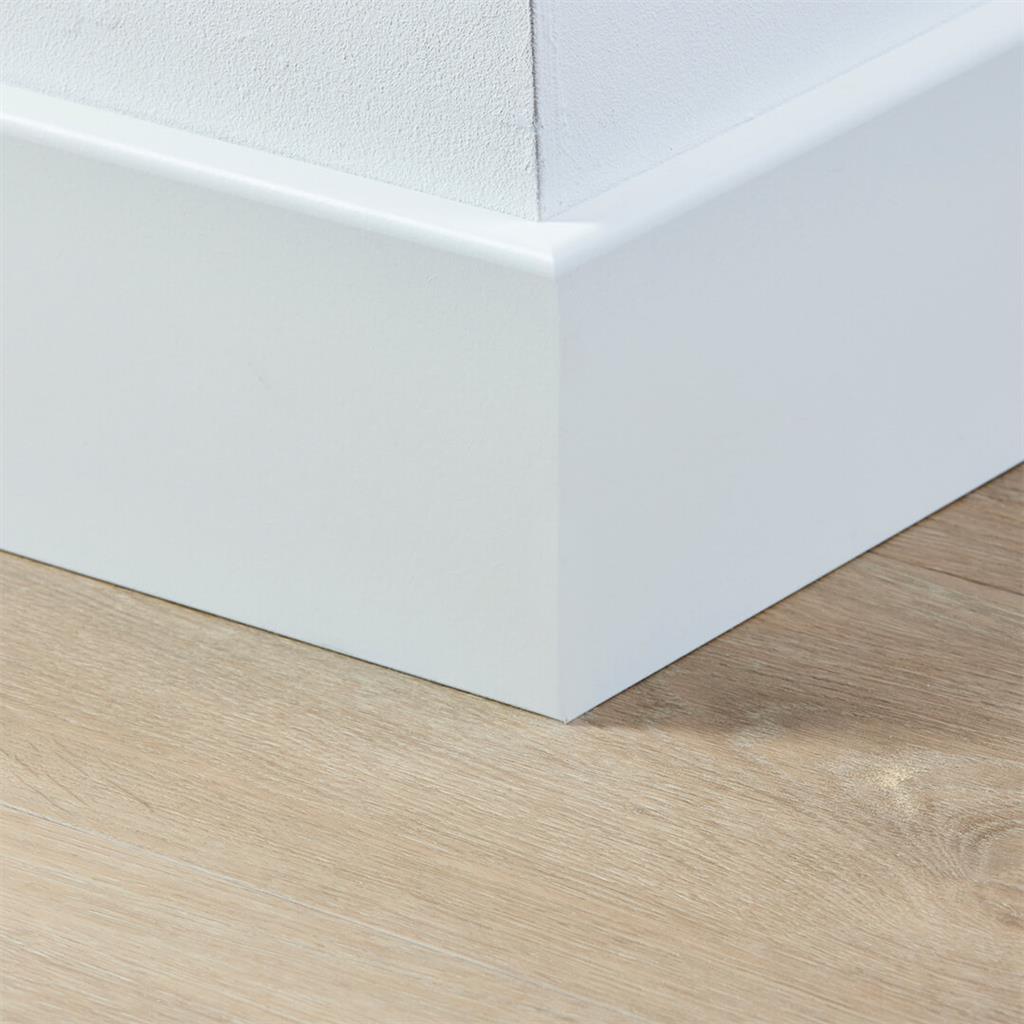 Co-pro gelakte plint berlijn wit 120x15 - Afbeelding 2