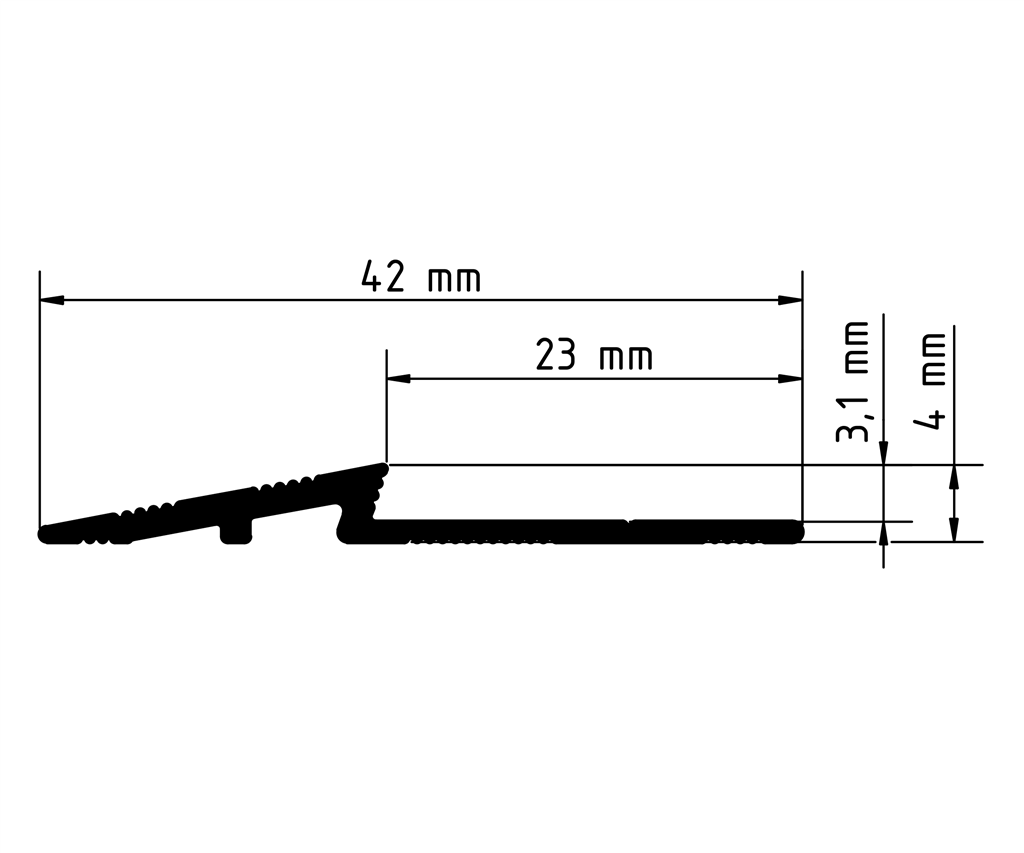 Co-pro eindprofiel rvs - Afbeelding 2
