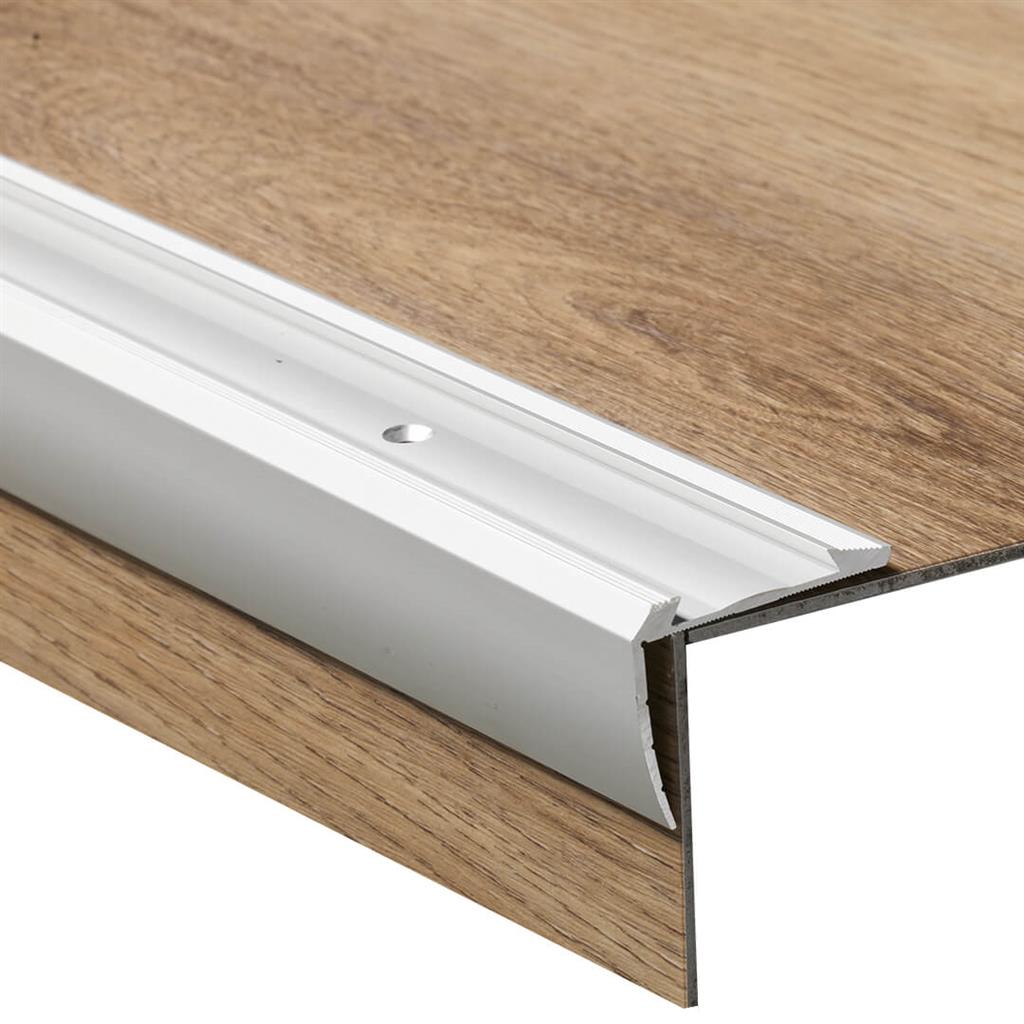 Co-pro trapprofiel zilver zonder inlay - Afbeelding 3