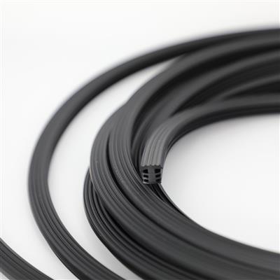 Co-pro antislipprofiel zwart hard rubber - Afbeelding 2