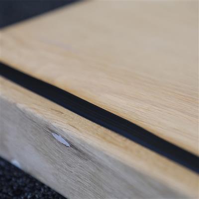 Co-pro antislipprofiel zwart hard rubber - Afbeelding 3