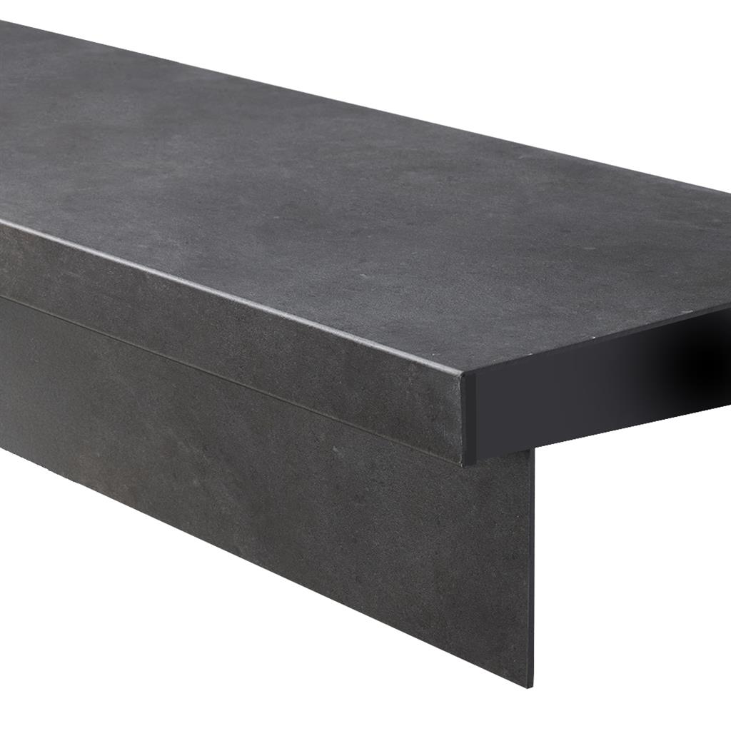 Overzettreden set pvc Ceramo anthracite - Afbeelding 2