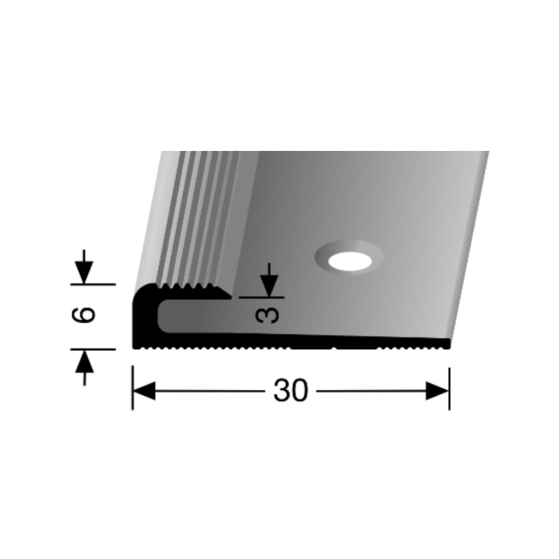 U-profiel 3 mm RVS - Afbeelding 2