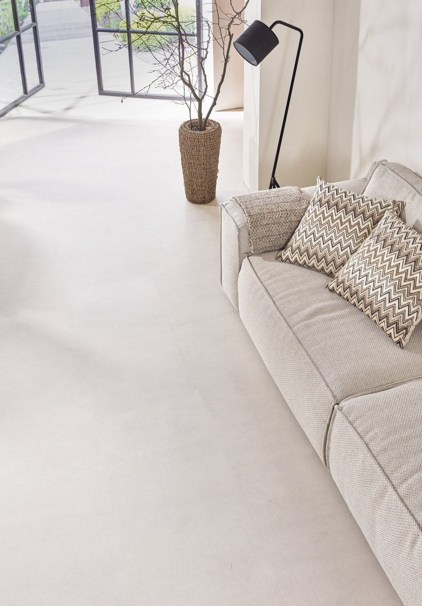 Floer - Tegel Click PVC - Betonlook Zand - PVC Klik - Afbeelding 13