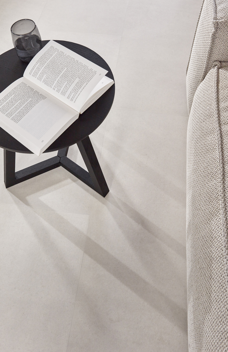 Floer - Tegel Click PVC - Betonlook Zand - PVC Klik - Afbeelding 5