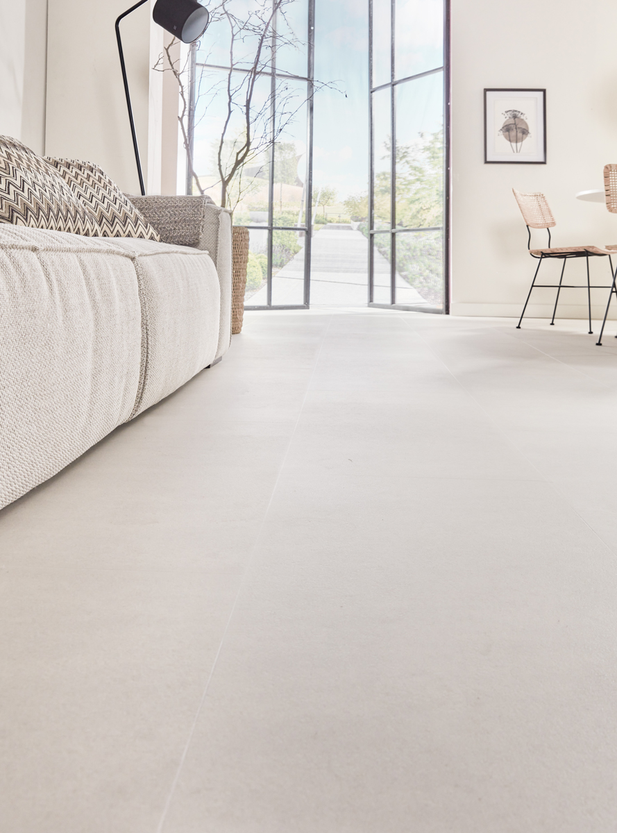 Floer - Tegel PVC - Betonlook Zand - PVC Plak - Afbeelding 7