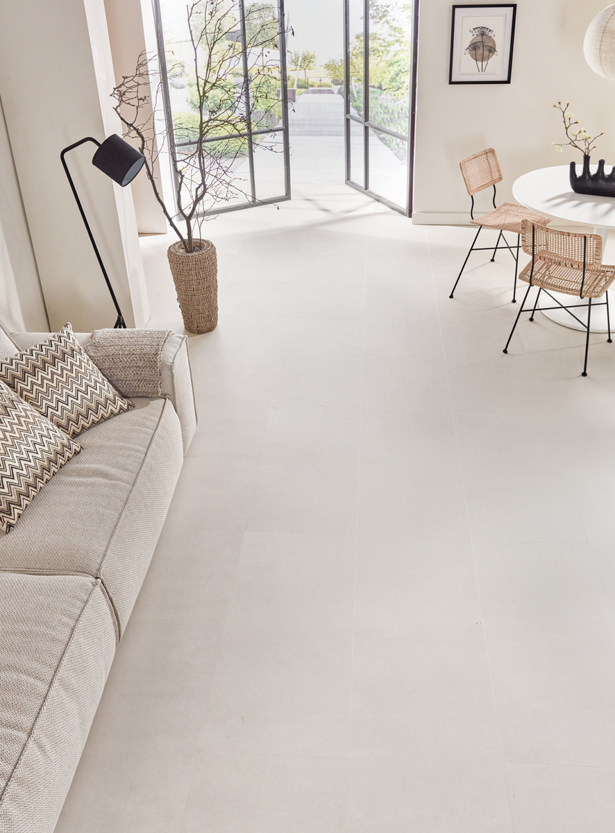 Floer - Tegel PVC - Betonlook Zand - PVC Plak - Afbeelding 10