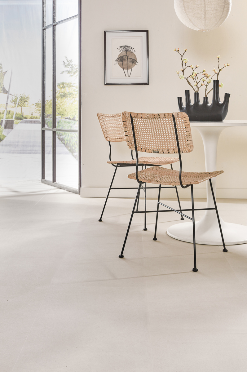 Floer - Tegel PVC - Betonlook Zand - PVC Plak - Afbeelding 17