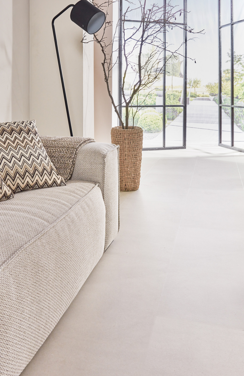 Floer - Tegel PVC - Betonlook Zand - PVC Plak - Afbeelding 19