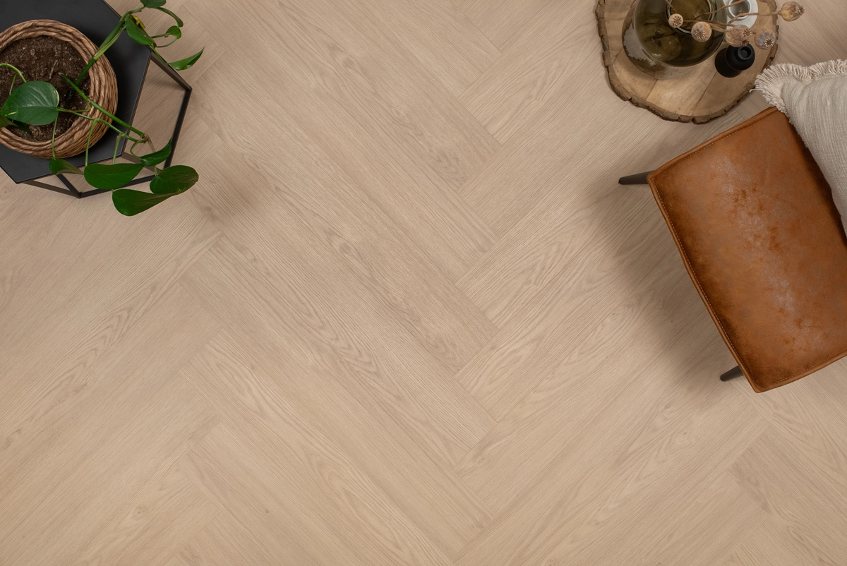 Floer Hybride Laminaat Walvisgraat – Humphrey Hazelbruin - Afbeelding 3