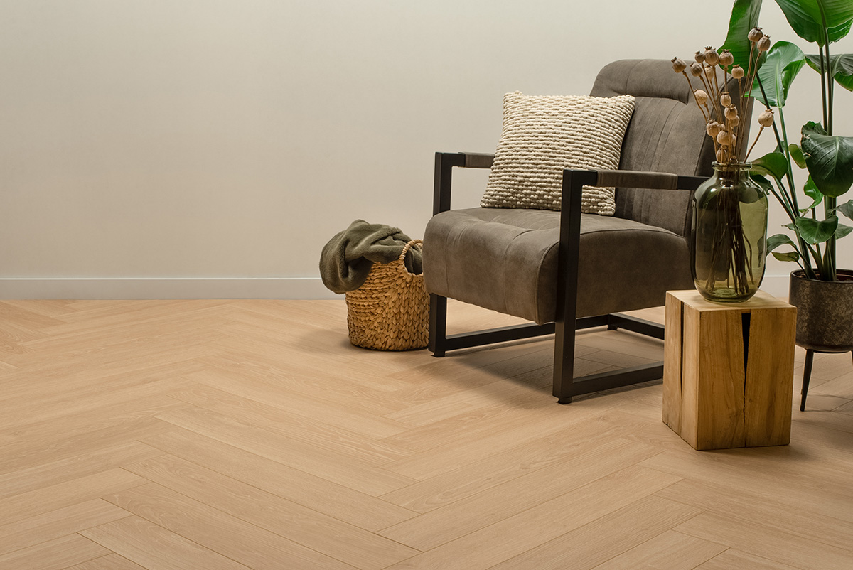 Floer Hybride Laminaat Walvisgraat – Omura Onbehandeld - Afbeelding 2