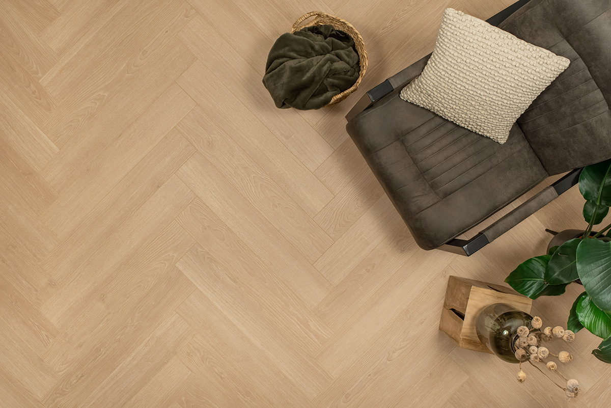 Floer Hybride Laminaat Walvisgraat – Omura Onbehandeld - Afbeelding 3