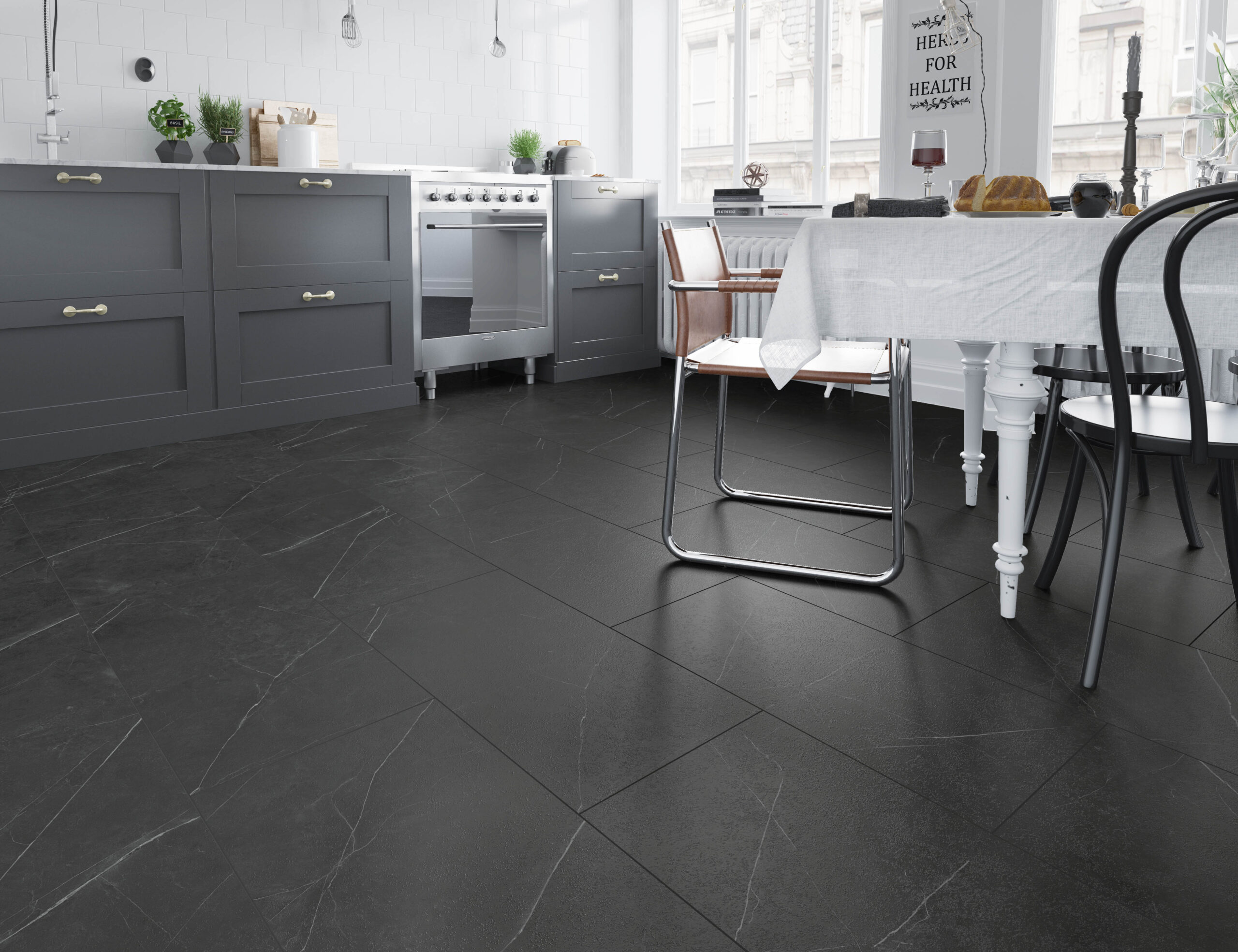 Grande 4503 (dryback) Marble Black - Afbeelding 2