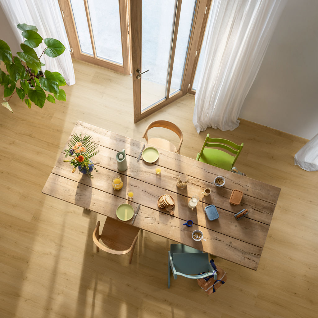 Geborstelde eik honing - PVC Plak - Afbeelding 3