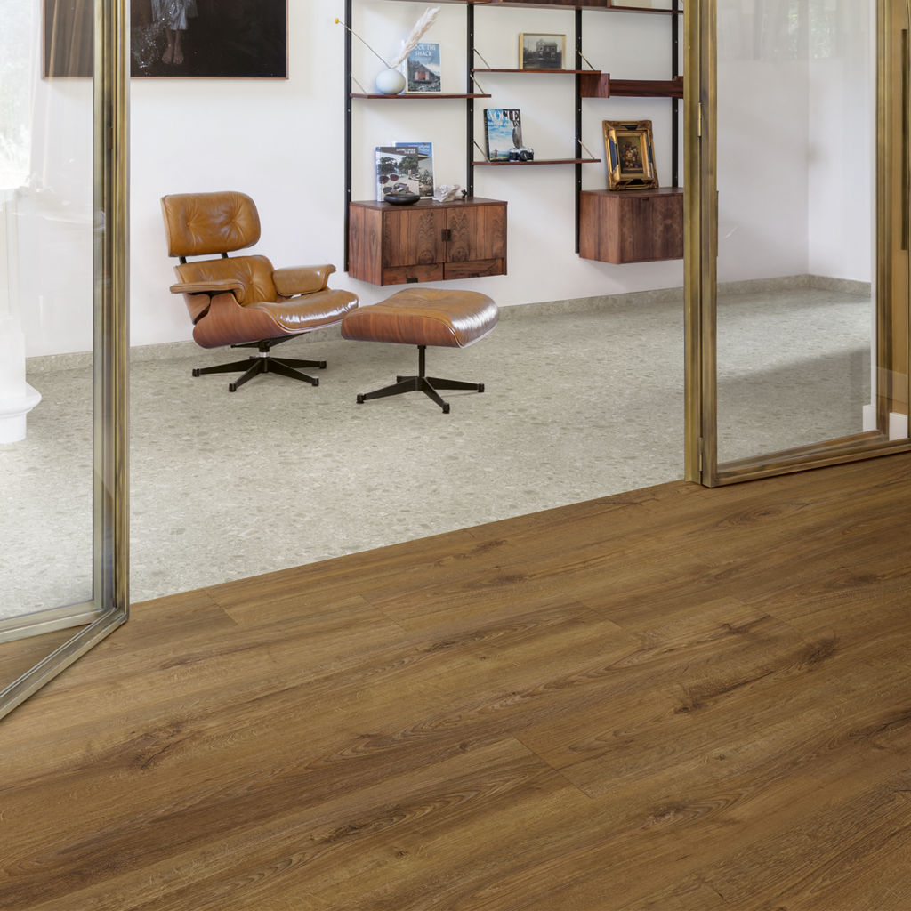 Herfst eik bruin - PVC Plak - Afbeelding 3