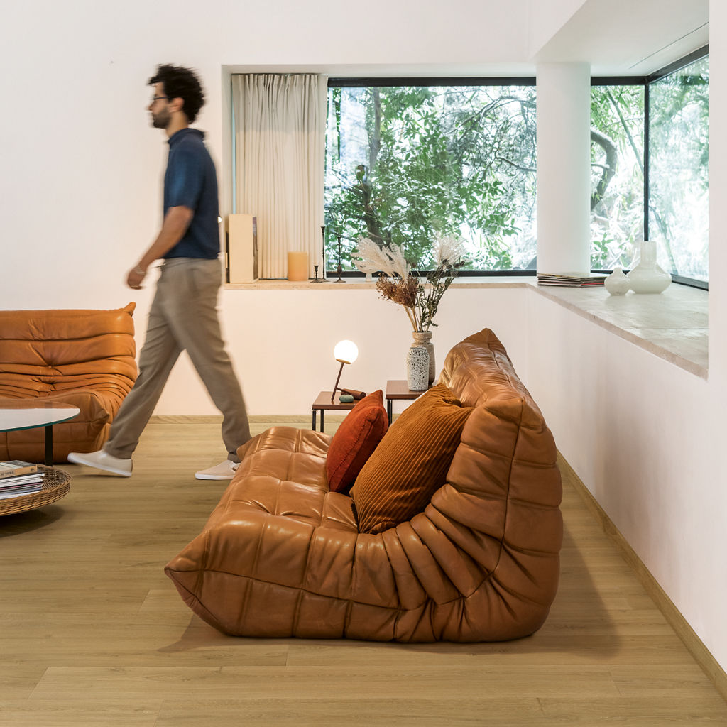 Geborstelde warme naturelle eik - Afbeelding 7