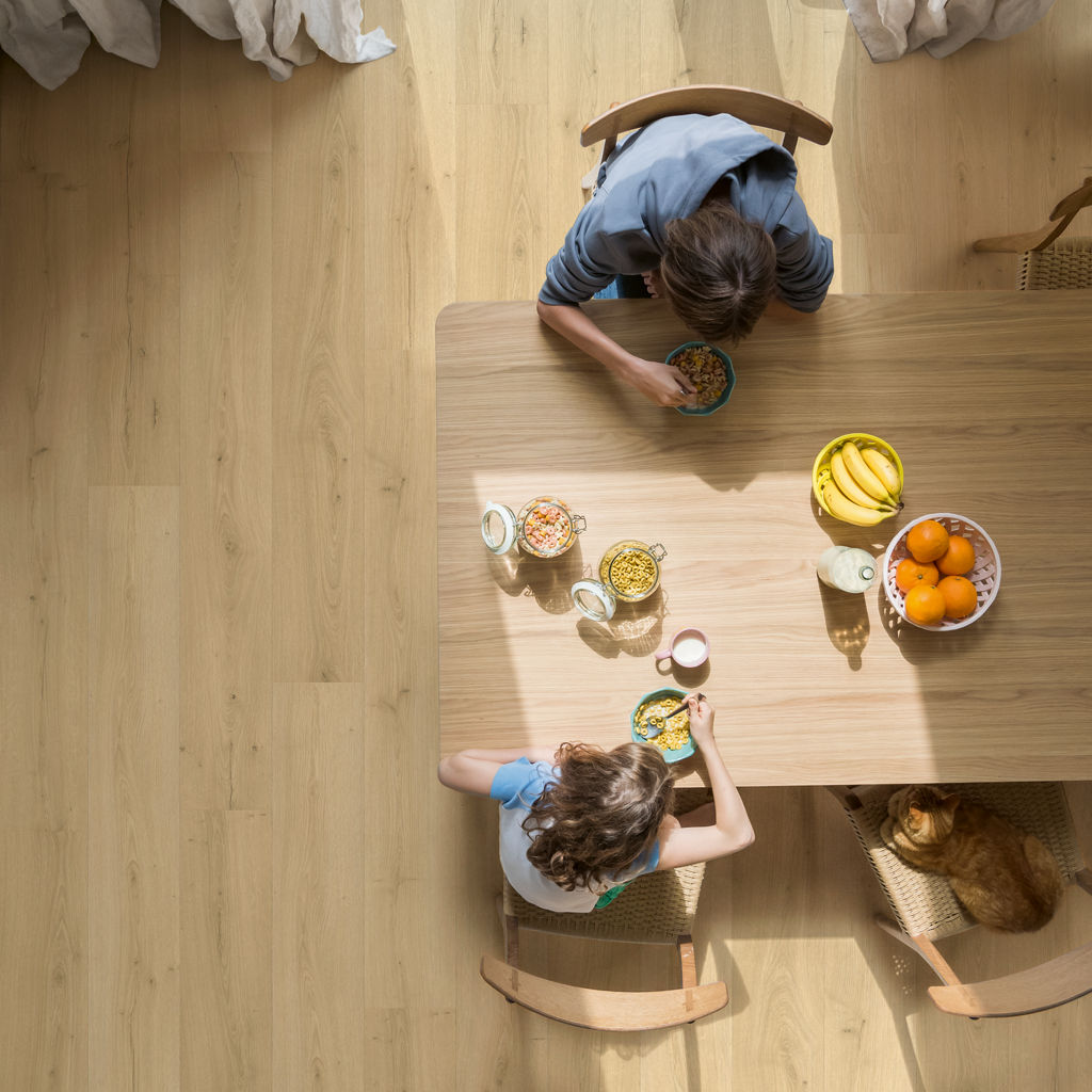 Geborstelde beige eik - PVC Plak - Afbeelding 2