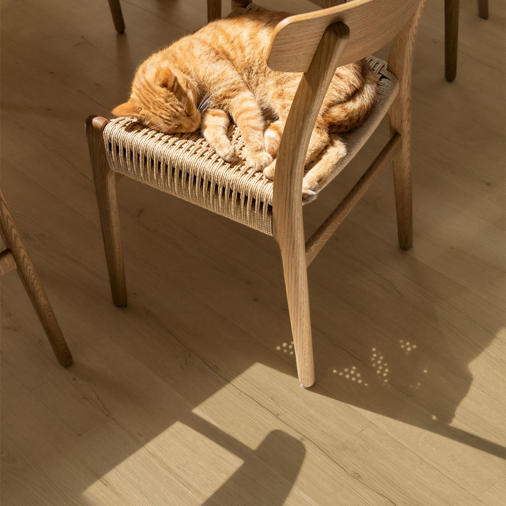 Geborstelde beige eik - PVC Plak - Afbeelding 4