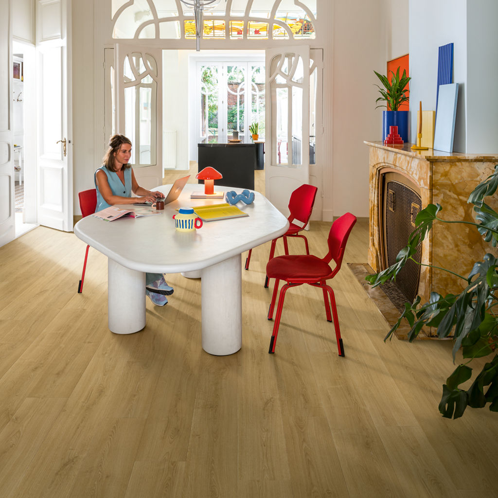 Geborstelde warme naturelle eik - Afbeelding 14